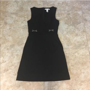 WHBM Black Ponte Dress Size 0